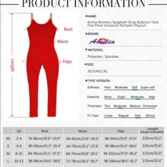 Womens Spaghetti Strap One Piece Jumpsuits Rompers Playsuit-Brand new in package - Picture 7 of 7